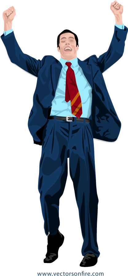 Free Happy Businessman By Mihai Ionascu And - Happy Businessman (415x900), Png Download