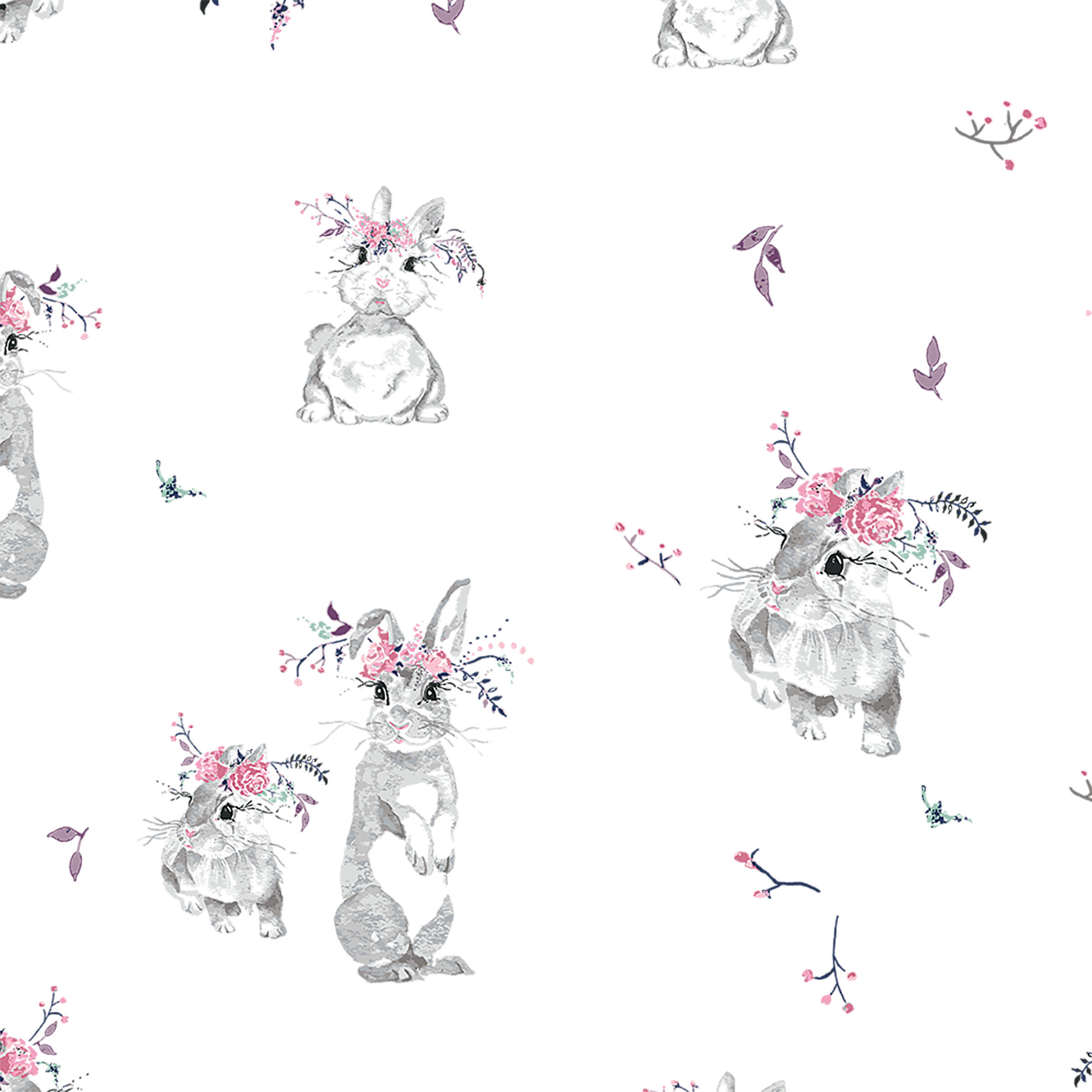 Bunny Tails Muslin Crib Sheet - Car Seat (2400x2400), Png Download