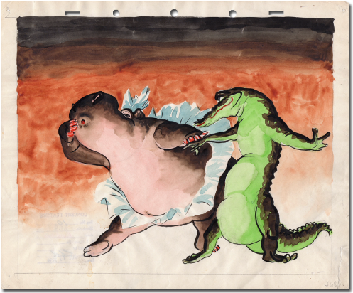 Hippo & Gator - Fantasia (500x500), Png Download