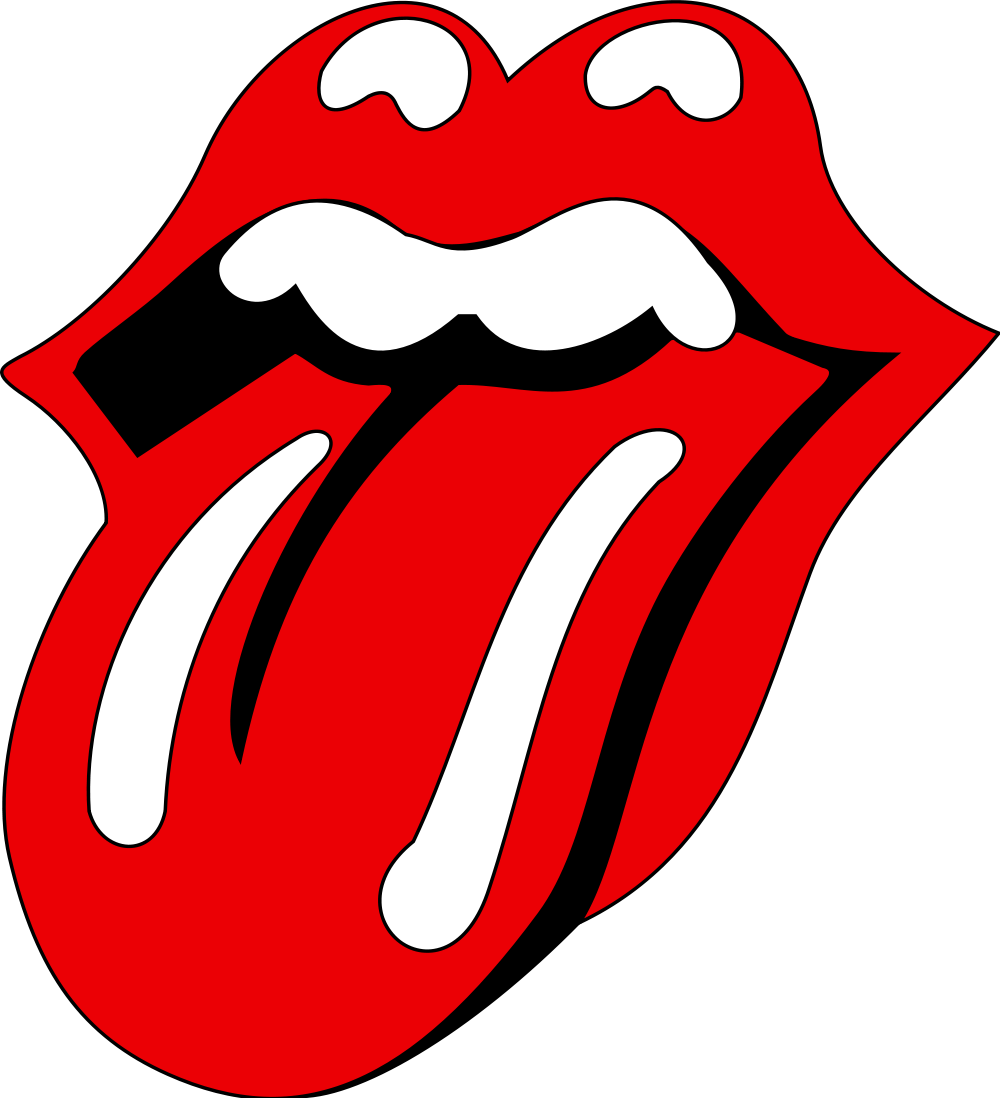 Human Tongue Png Image - Rolling Stones Band Logo (564x618), Png Download