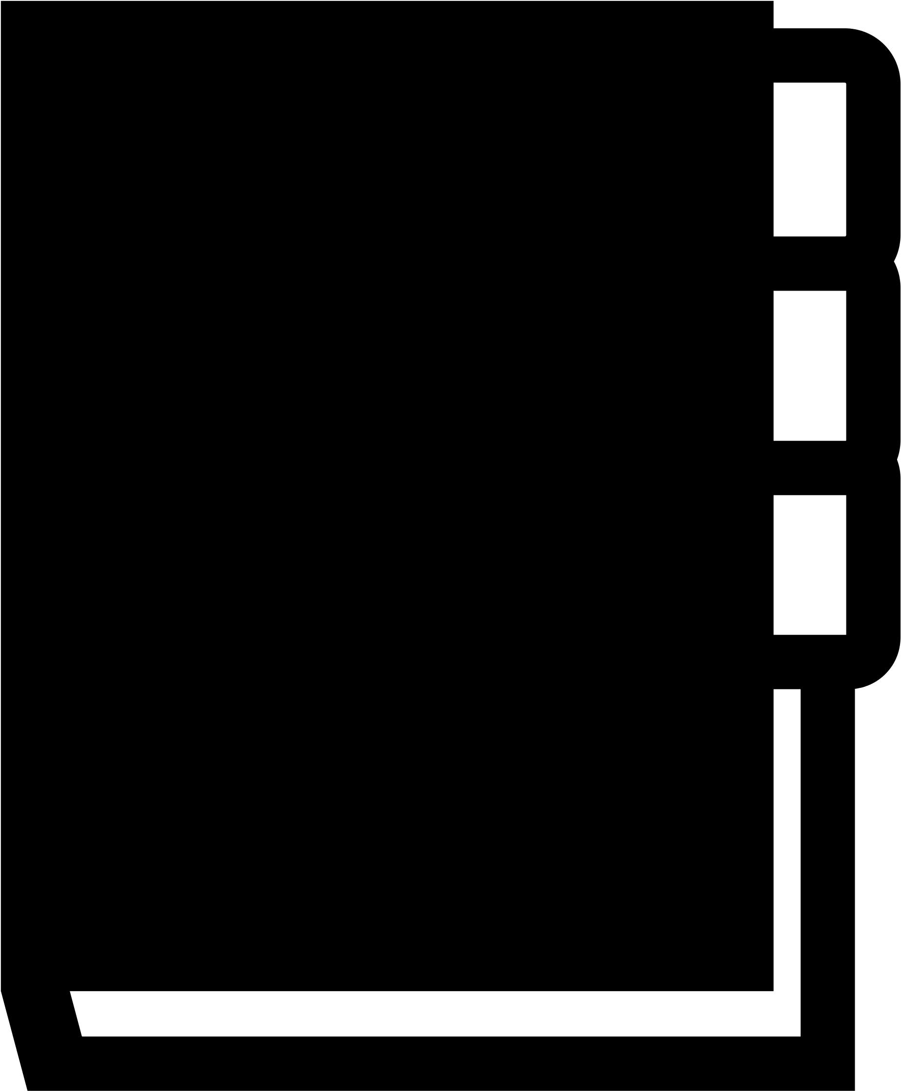 Open - Book Icon With Category (2000x2400), Png Download