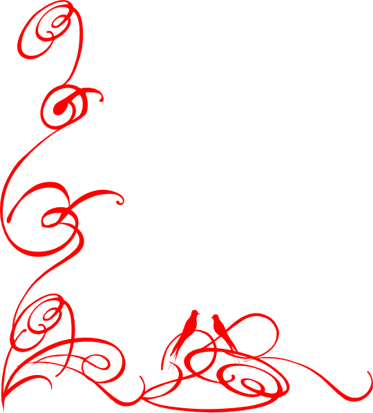 Calligraphy Swirl Clip Art Free (540x598), Png Download