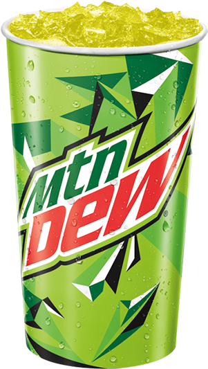 Related Products - Mtn Dew In A Cup (300x700), Png Download