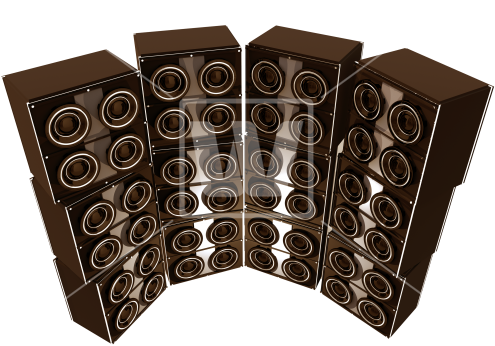 Retro Style Speakers - Social Media (550x366), Png Download