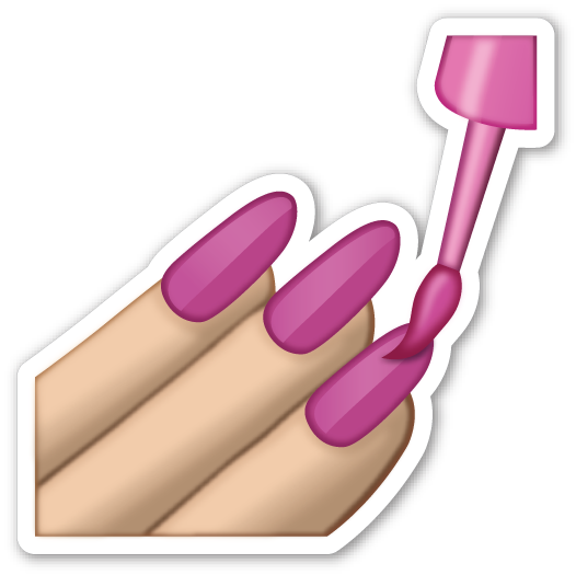 If You Are Looking For The Emoji Sticker Pack, Which - Nails Emoji Transparent Background (480x479), Png Download