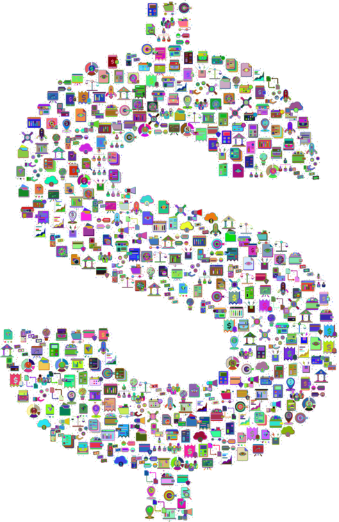 Number Line Art Point Pink M - Clip Art (488x750), Png Download