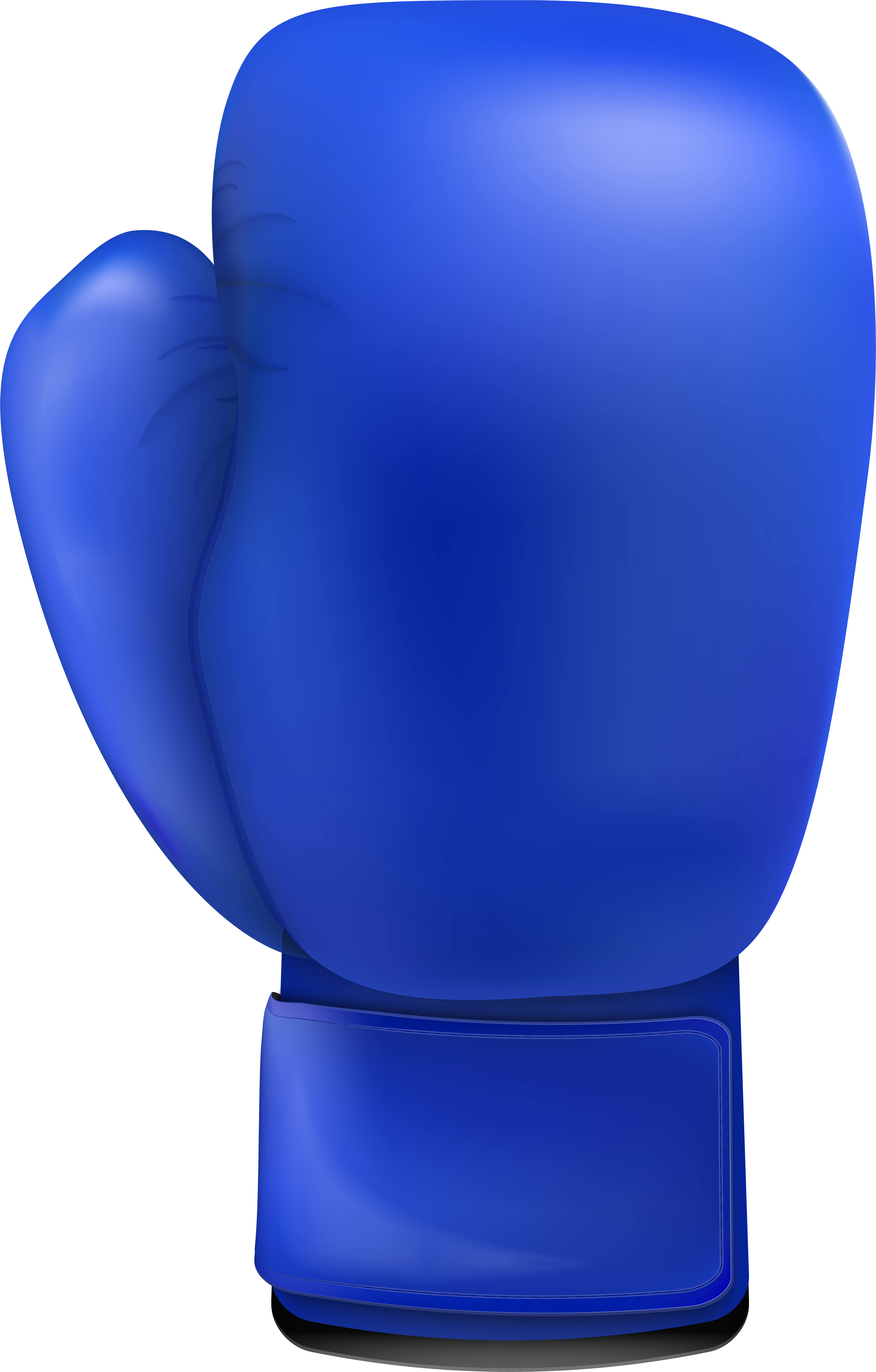 Blue Boxing Glove Png Clip Art - Blue Boxing Glove Png (5178x8000), Png Download