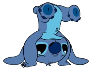 Stitch, Overlay, And Blue Image - Stickers Stitch (500x500), Png Download