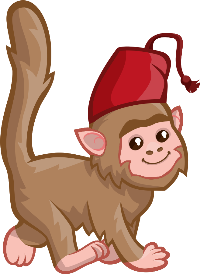 Monkey Drawing Hat Clip Art - Sombrero Mono (814x925), Png Download