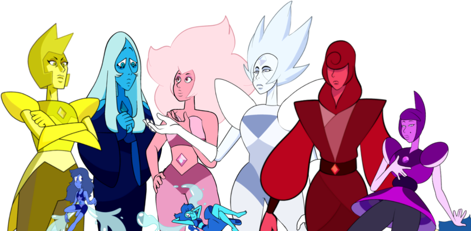 Blurred Diamonds - Cartoon (1618x784), Png Download