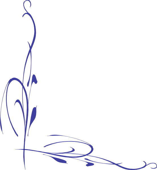 Blue Vine Svg Clip Arts 552 X 596 Px (552x596), Png Download