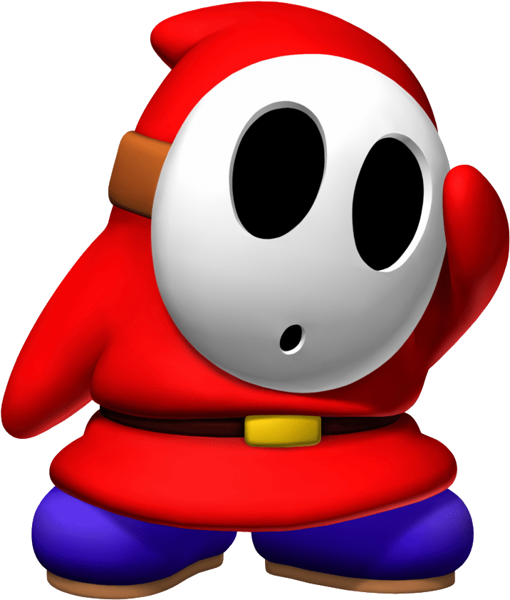 Super Mario Bros - Shy Guy (510x600), Png Download