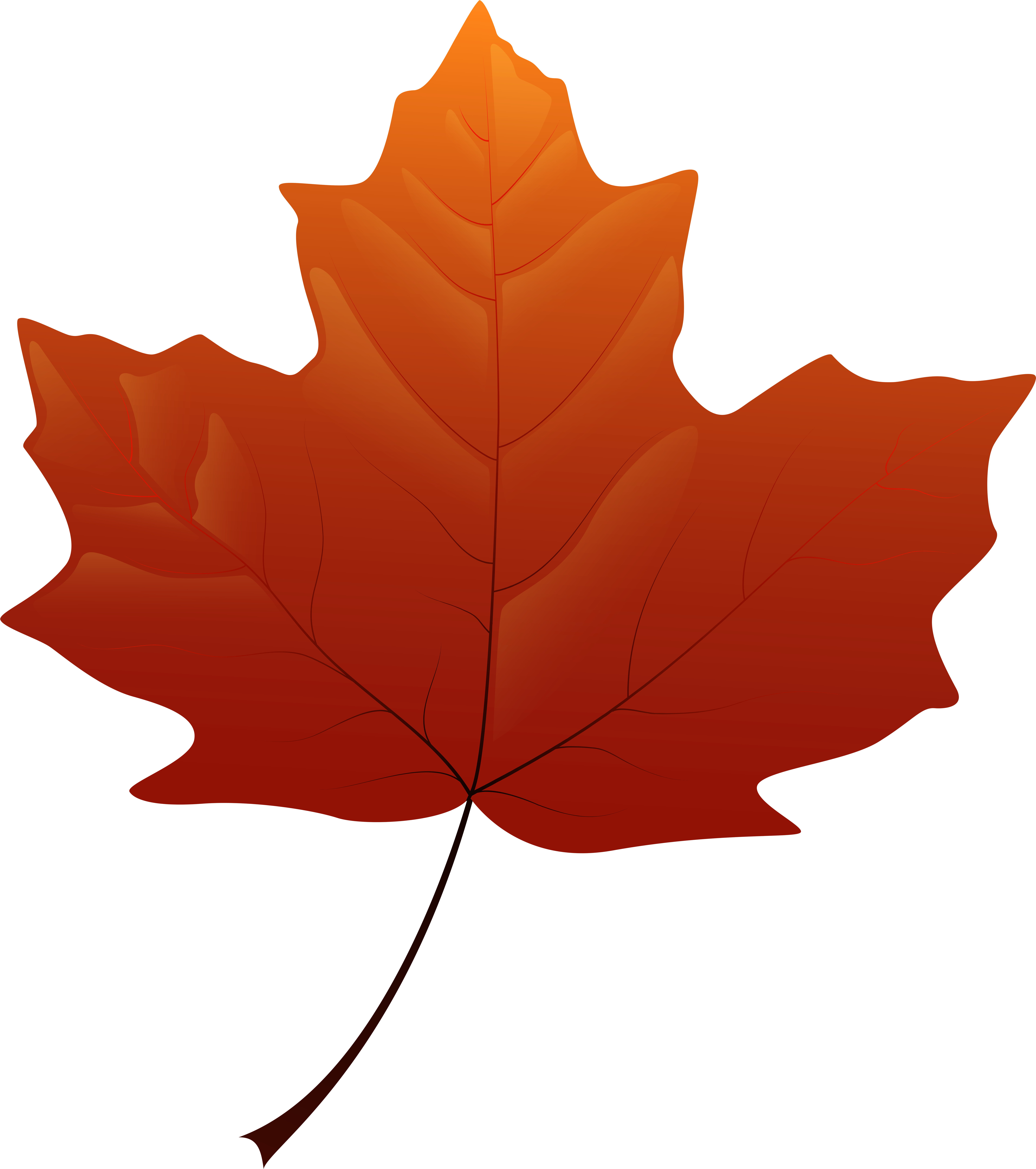 Clipart Free Library Leaf Png Clip Art Best Web (7090x8000), Png Download