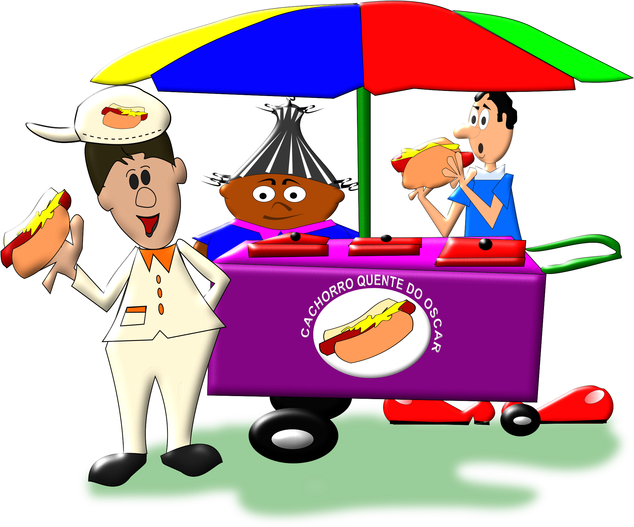 This Free Icons Png Design Of Carrinho De Hot Dog (2400x1807), Png Download