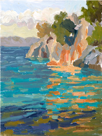 Turkish Sunset - Painting (660x471), Png Download