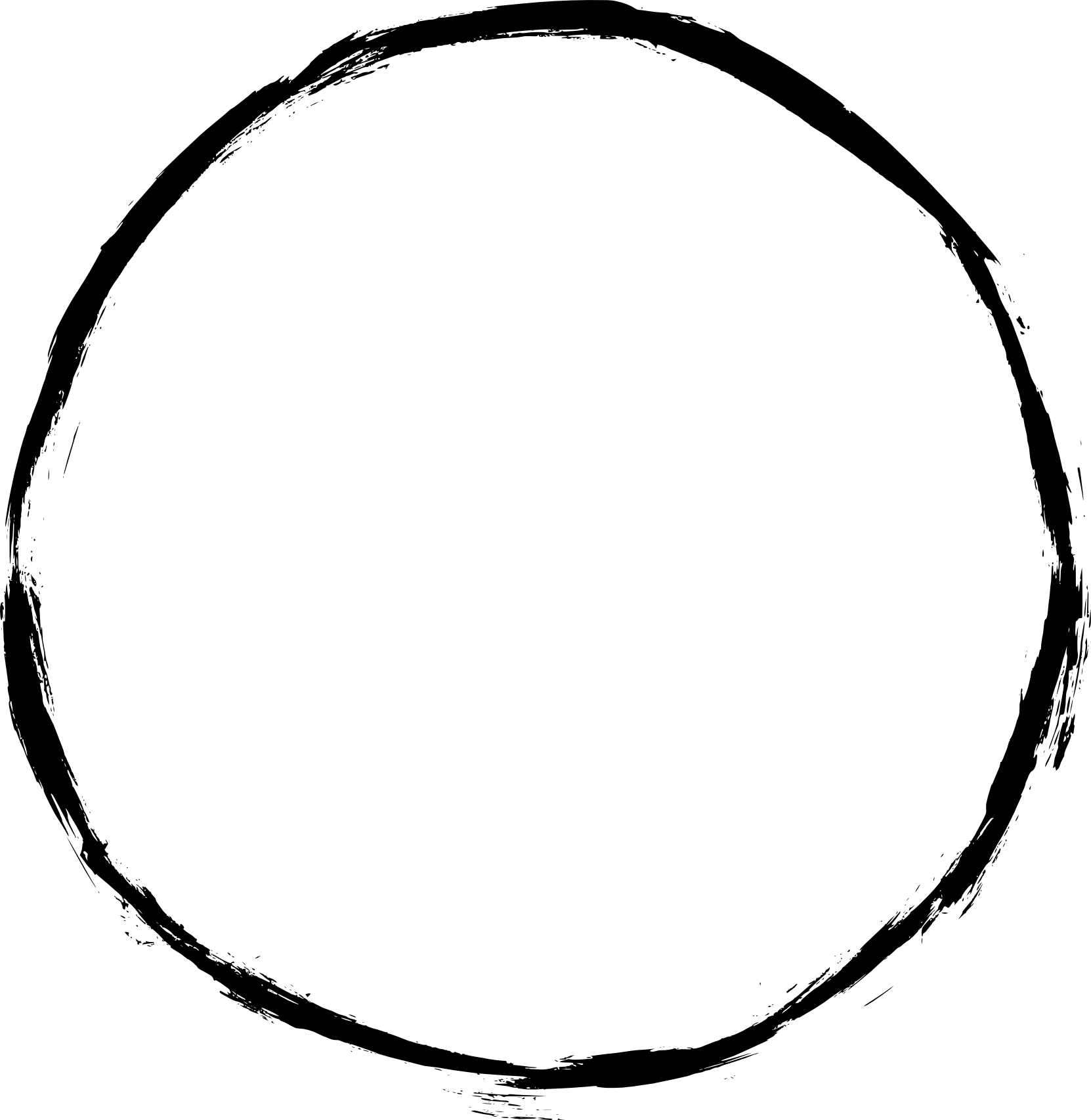 Png File Size - Black Outline Circle Png (998x1024), Png Download