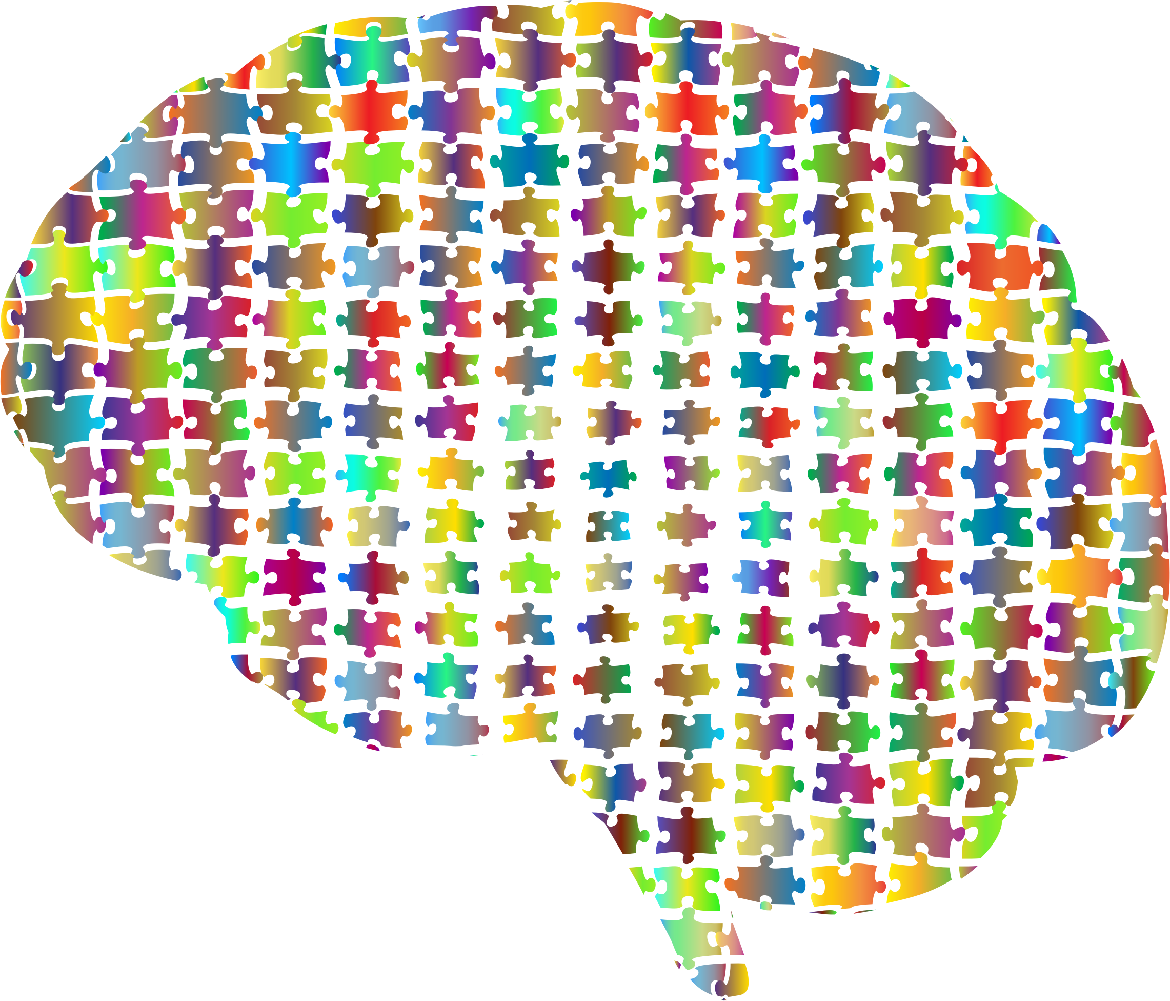 Banner Free Download Gaps Jigsaw Prismatic Big Image - Brain Puzzle Transparent (2282x1951), Png Download