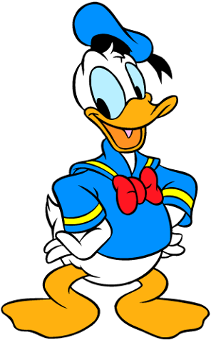 Donald Duck Characters, Disney Characters, Disney Films, - Donald Duck (354x480), Png Download