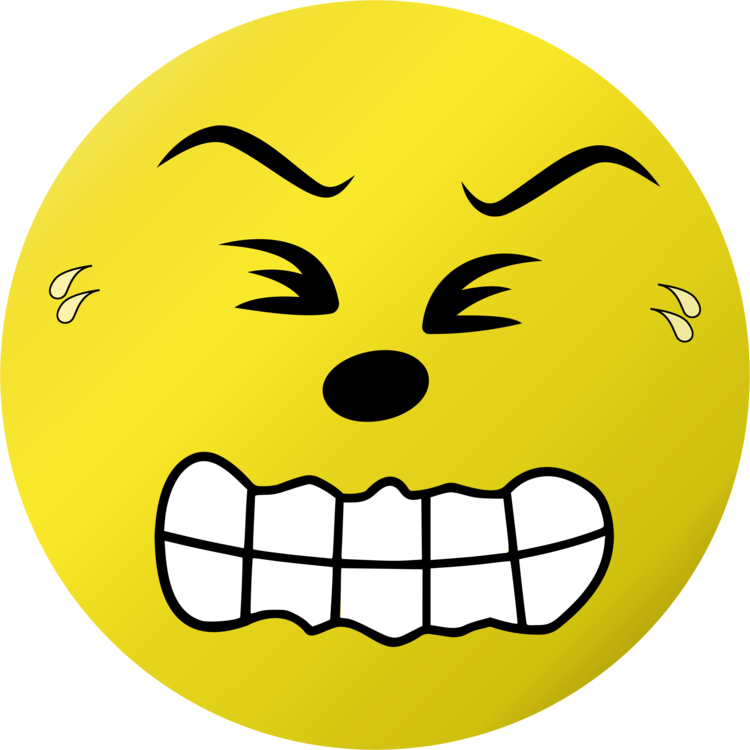 Smiley Emoticon Drawing Emoji Computer Icons - Pain Clipart (750x750), Png Download