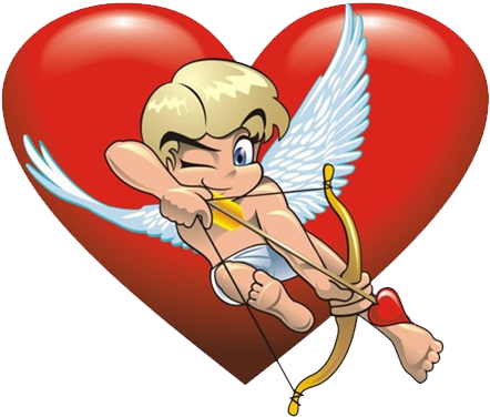 Cupid Png Image - Valentines Day Cupid (500x500), Png Download
