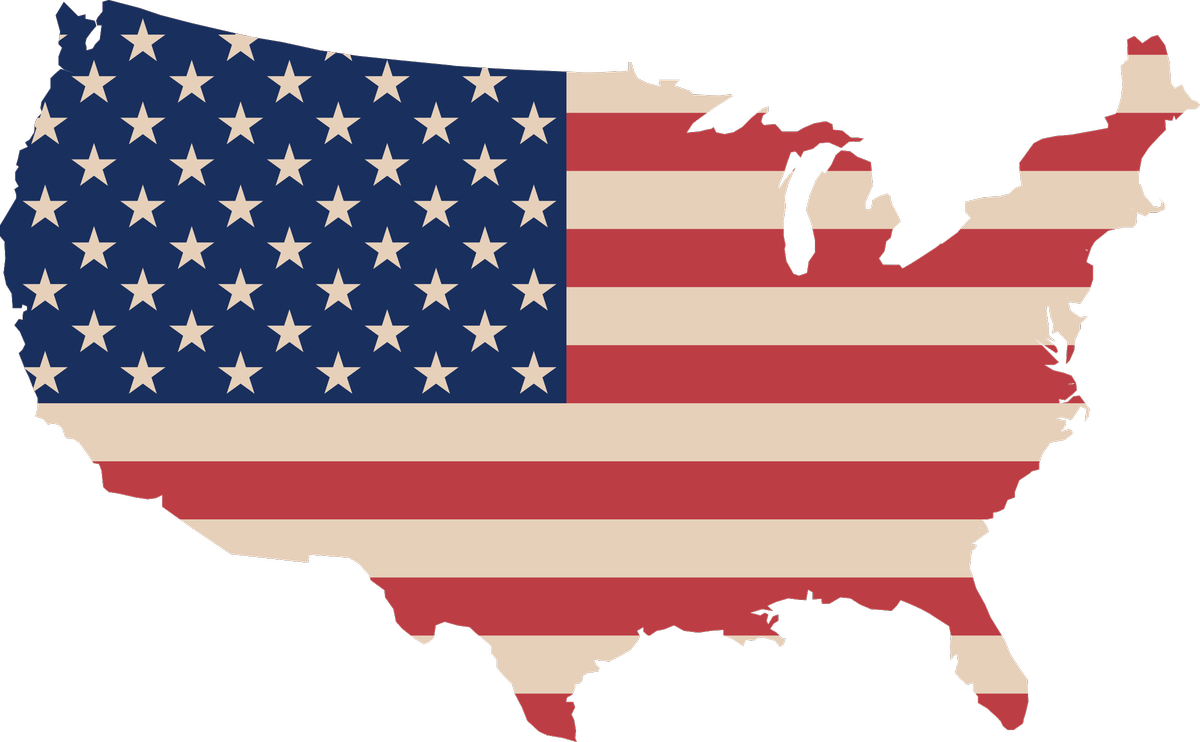 Flag Map Request Complete School U S A Usa - United States Flag Throw Blanket (549x340), Png Download