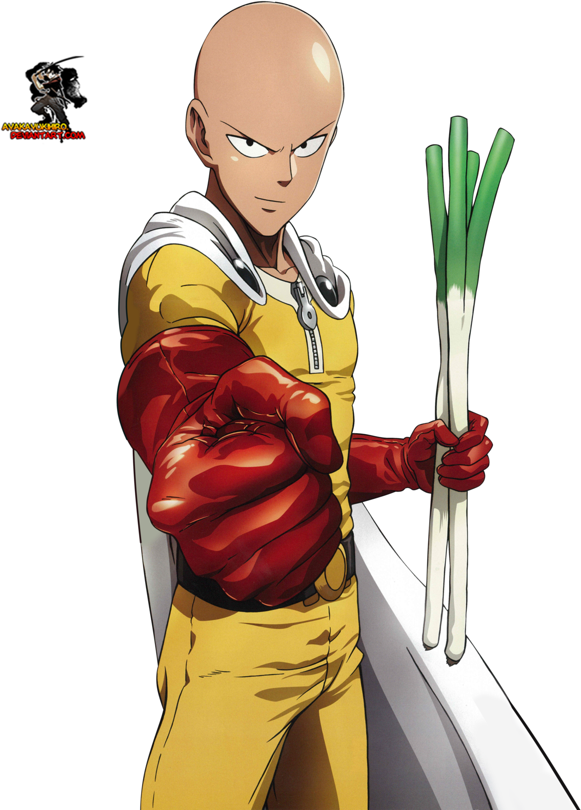 One Punch Man Saitama Render By Ayakayukihiro-d9i1ntr - One Punch Man Saitama Png (1280x1629), Png Download