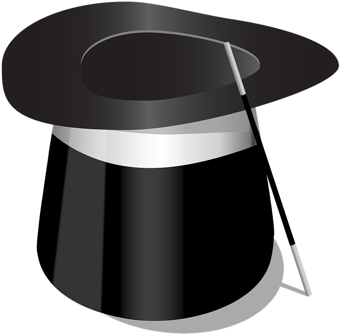 Top Hat,magician,magic - Cartola Magico (500x485), Png Download