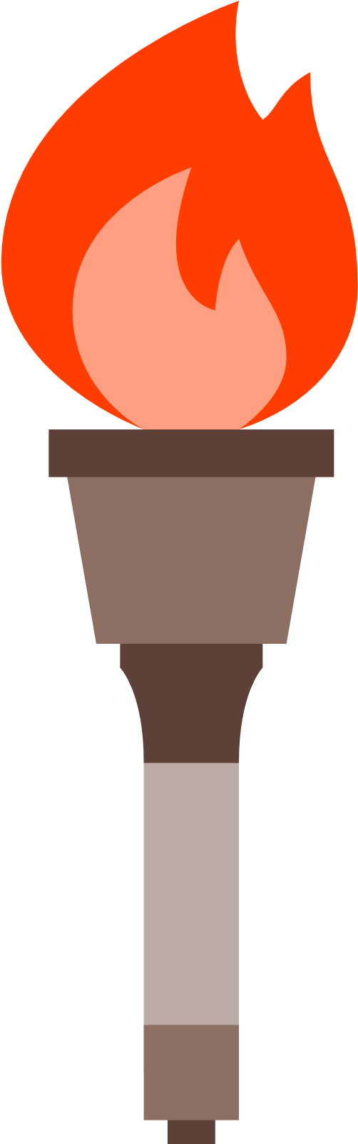 Torch Clipart Icon - Transparent Background Torch Icon (1600x1600), Png Download