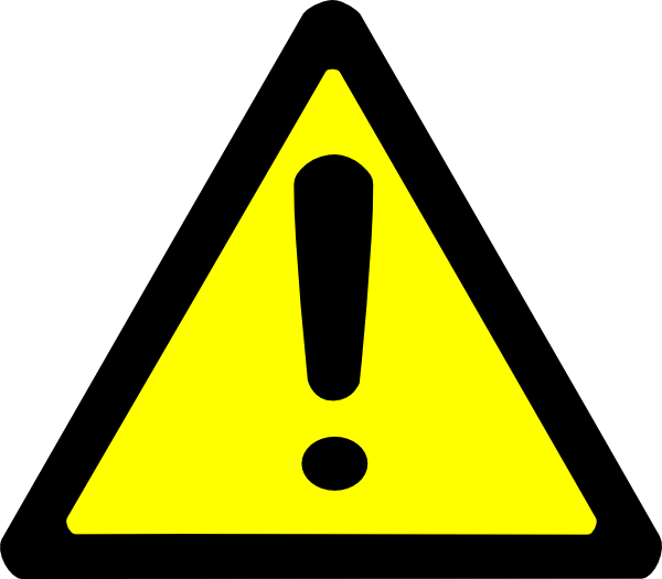 Warning Sign Png (600x525), Png Download