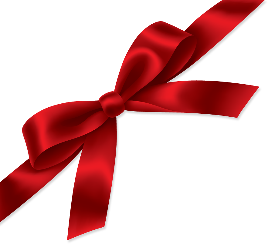 Bow Icon Clipart - Gift Ribbon Vector Png (883x805), Png Download