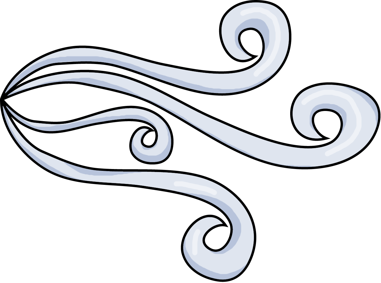 Png Wind Banner Black And White Library - Weather (1271x946), Png Download