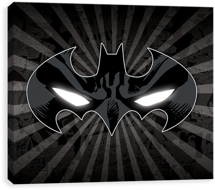 Batman Eyes - Batman Canvases By Entertainart - Batman Eyes Symbol (500x500), Png Download