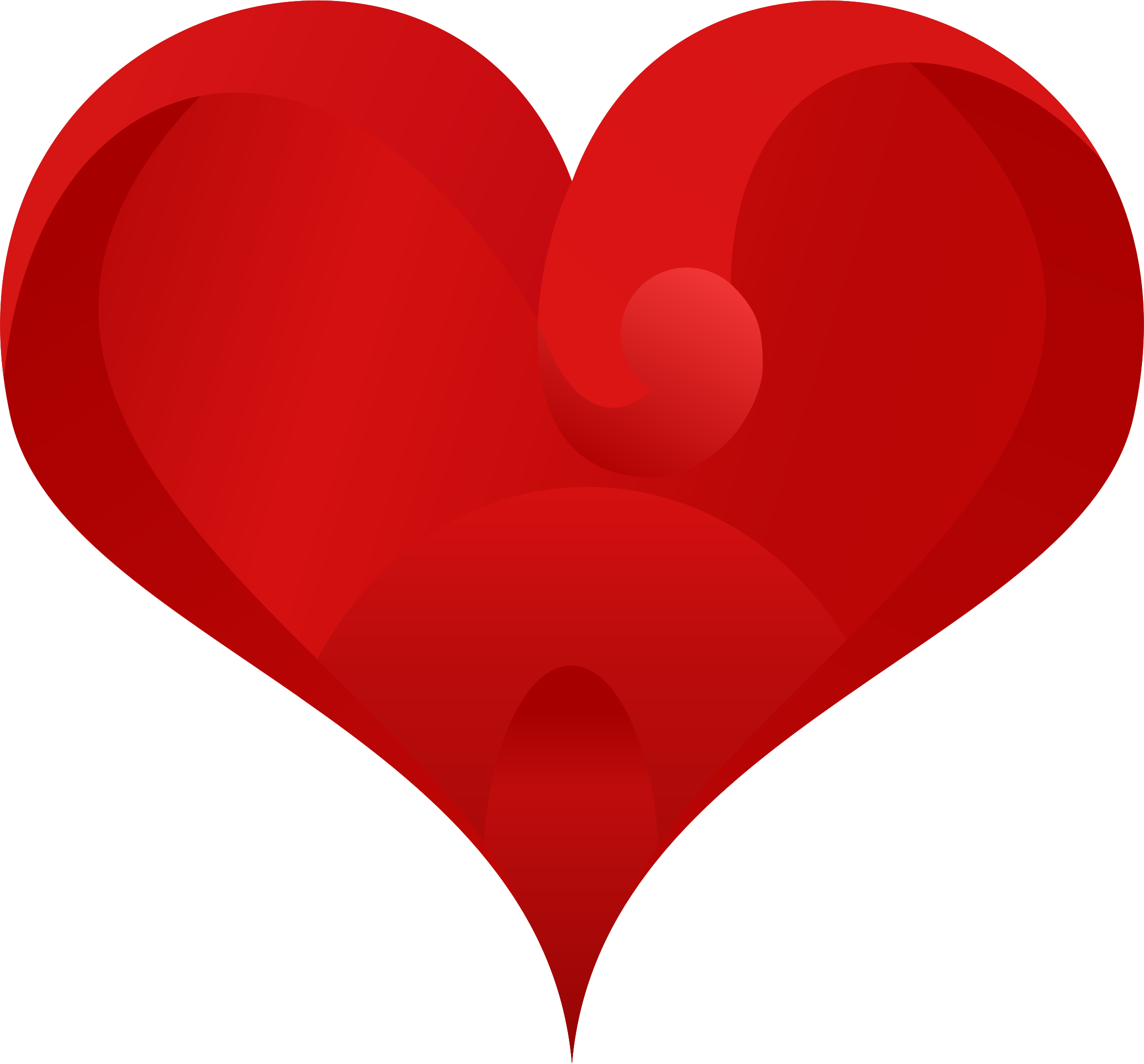 This Free Icons Png Design Of Stylish Red Heart (2288x2128), Png Download
