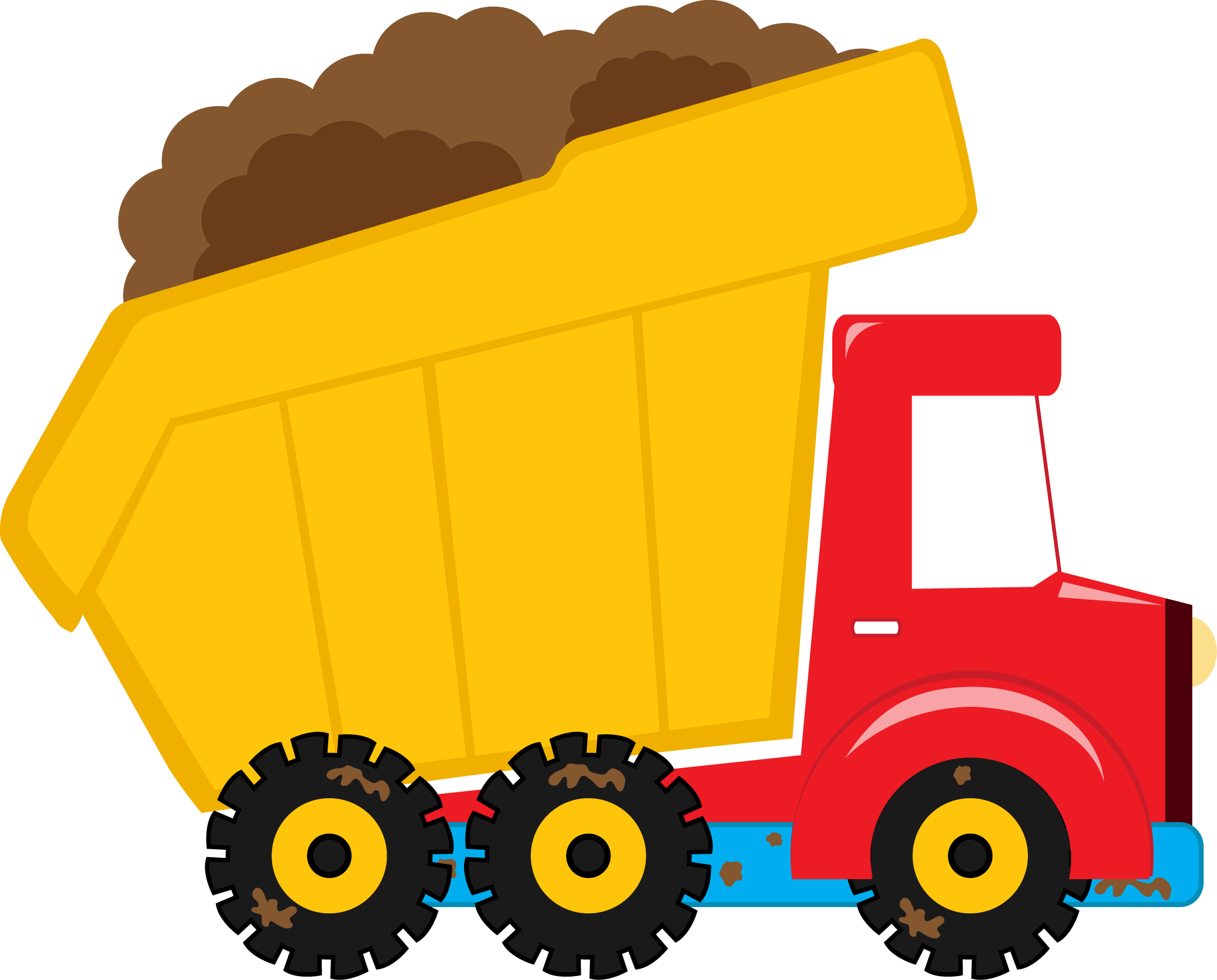 Free Dump Truck Clipart Clipart Image Source - Dump Truck Clipart (2169x1747), Png Download