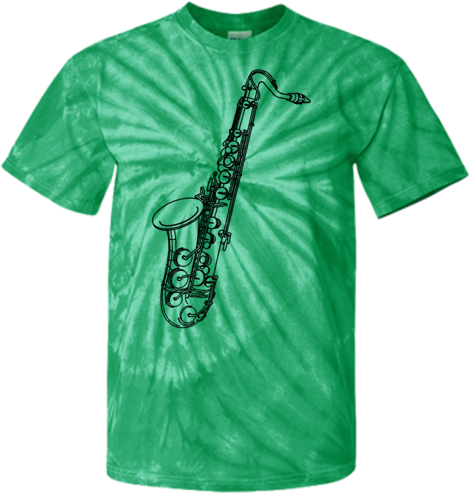 Sax Tie Dye T-shirt - Geronimo Stilton Clothing (1024x1024), Png Download