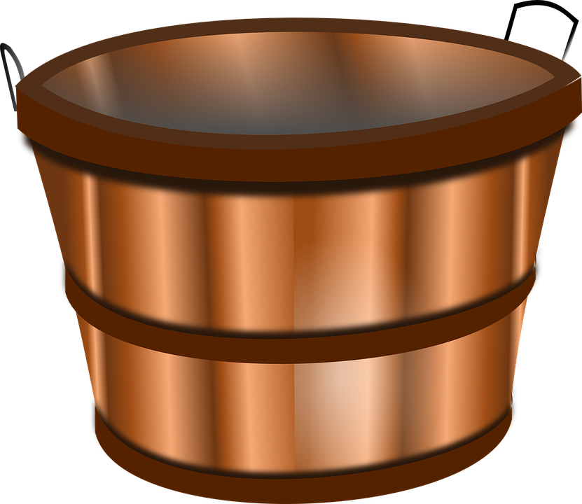 Bucket - Apple Basket Clipart (831x720), Png Download