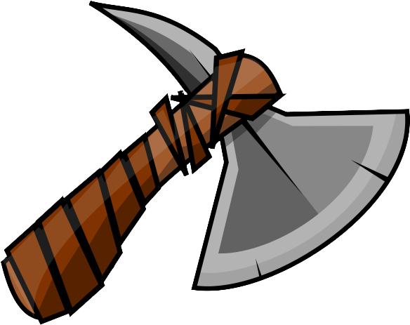 Axe Clipart - Battle Axe Clipart (640x480), Png Download