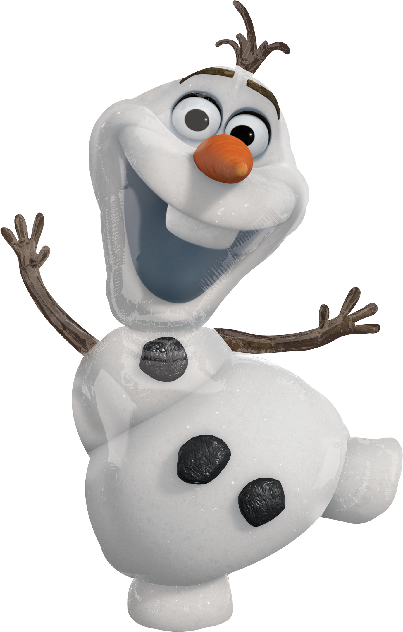 Olaf, Frozen De Disney - Olaf Frozen Balloon (1500x2253), Png Download