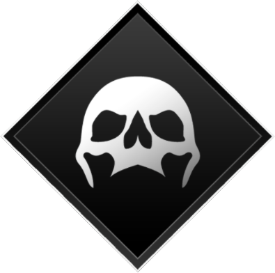 Free For All Icon Iw - Call Of Duty Skull Icon (395x392), Png Download