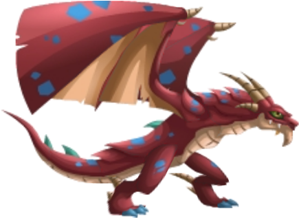 Giant Wings Dragon 3e - Dragon City Giant Wings Dragon (450x356), Png Download