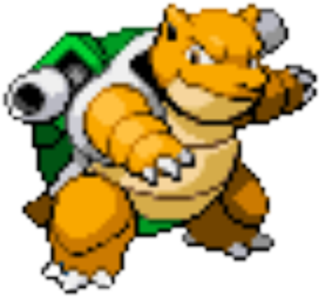 Green Shell Blastoise - Charizard Blastoise Venusaur Fusion (420x420), Png Download