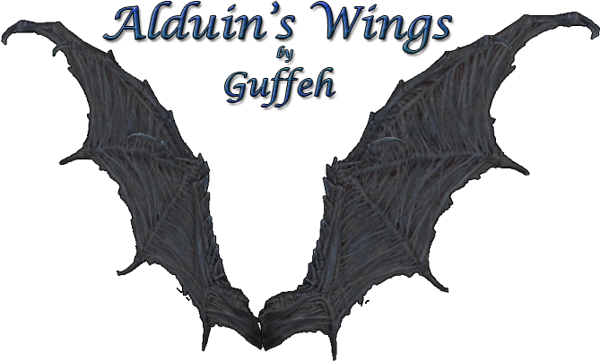 Brodual - Skyrim Dragon Wings (685x432), Png Download