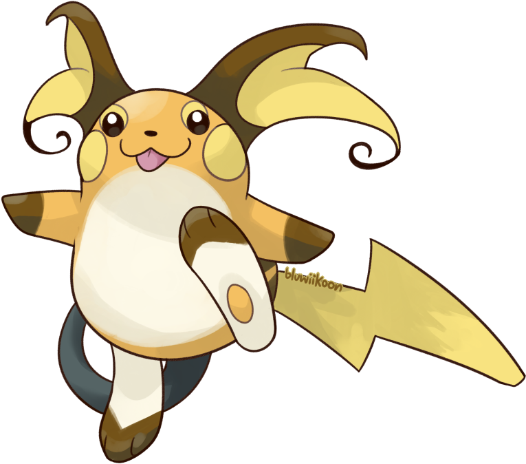 2 / - Pokemon Green Raichu Sprite (777x696), Png Download