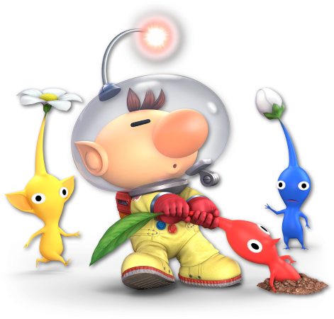 Super Smash Bros Ultimate Olimar (471x450), Png Download