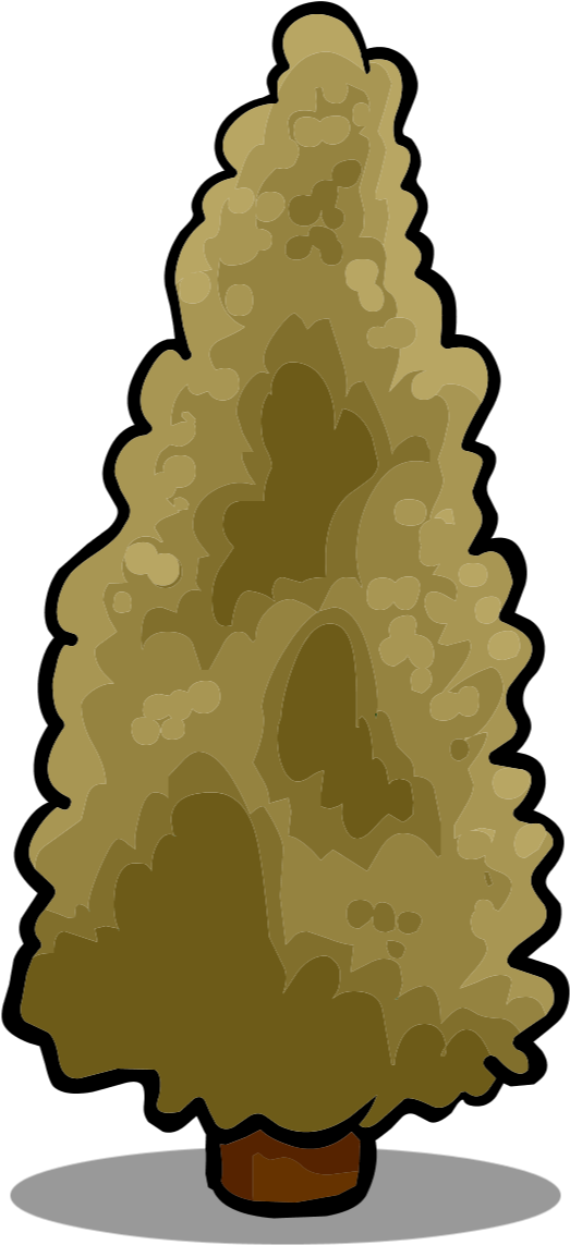 Hedge Tree In-game 2 - Sprite (576x1142), Png Download