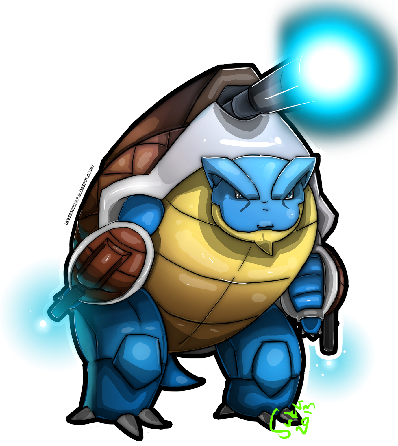 Mega Blastoise Mega Venusaur - Blastoise (1600x1553), Png Download