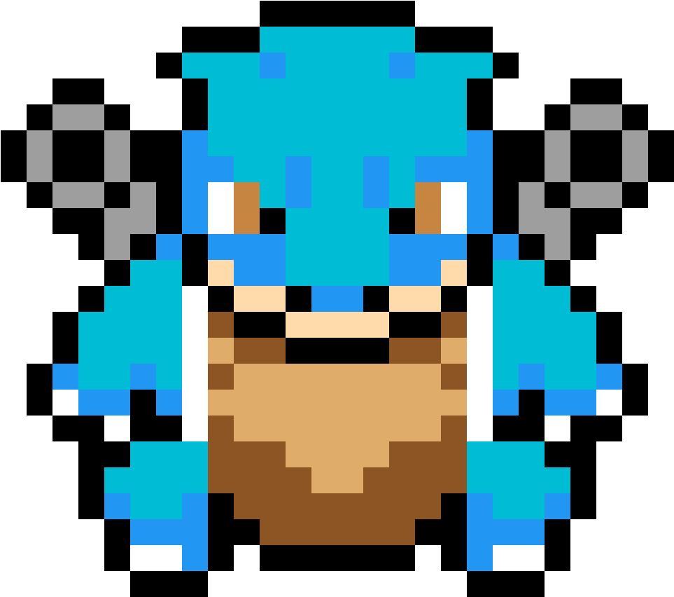 Blastoise - Pixel (1184x1184), Png Download