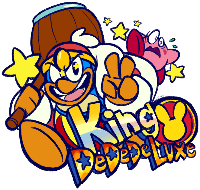 Kirby King Dedede Wiirdoodles - Kirby (680x644), Png Download