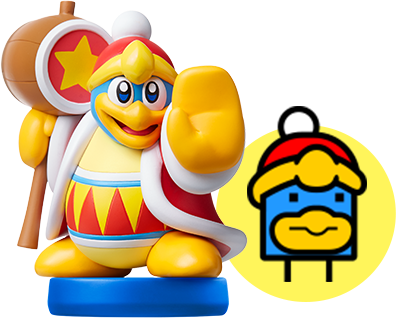 King Dedede - Amiibo Kirby (396x318), Png Download