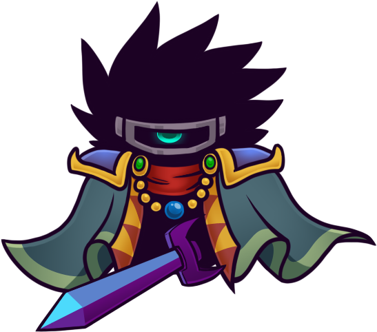 Dark Matter Espadachin Is A Character From The Kirby - Kirby Dream Land 2 Dark Matter (557x494), Png Download